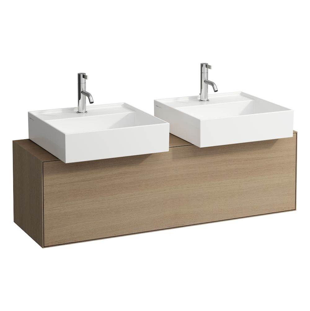Small washbasin with concealed outlet, w/o overflow, wall mounted