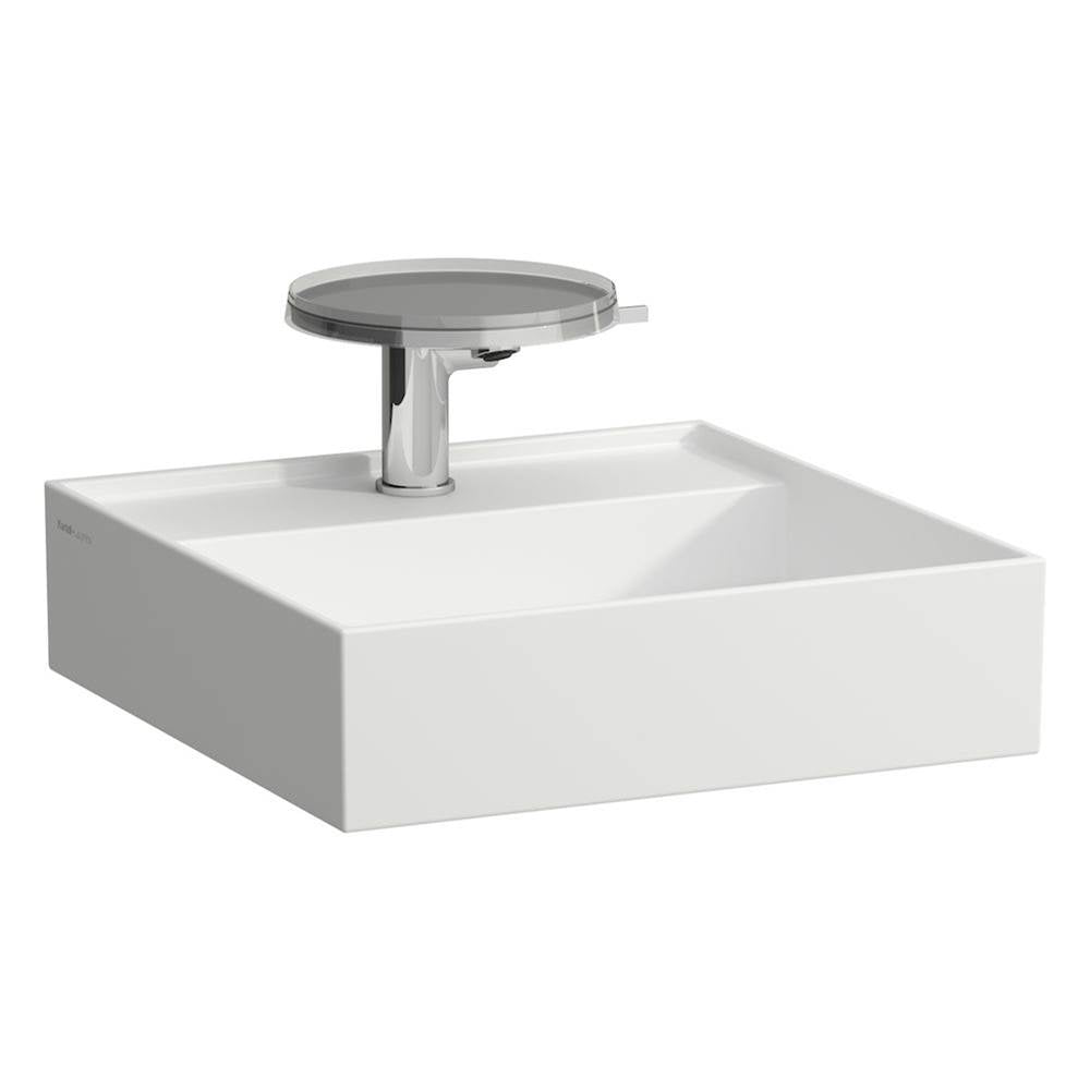 Laufen - Small washbasin with concealed outlet, w/o overflow, wall mounted - Matte White