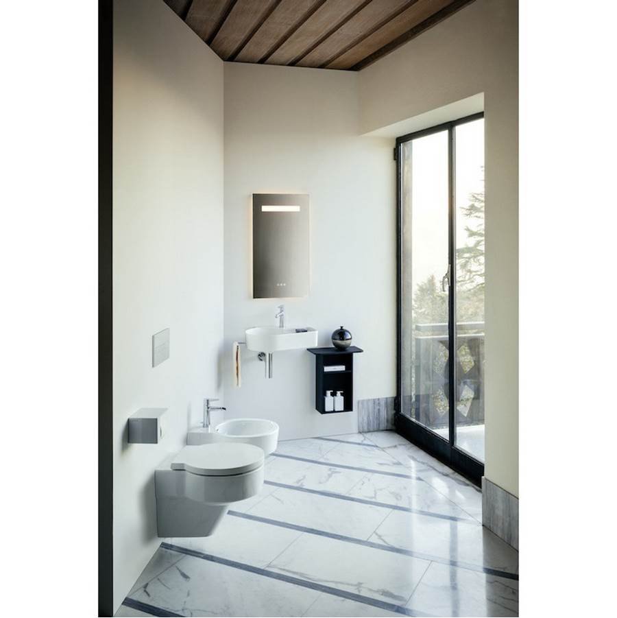 Wall hanging Water Closet Bowl, rimless, washdown
