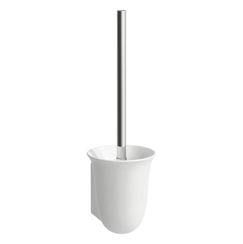 Laufen - Ceramic toilet brush holder, incl. toilet brush - Matte White