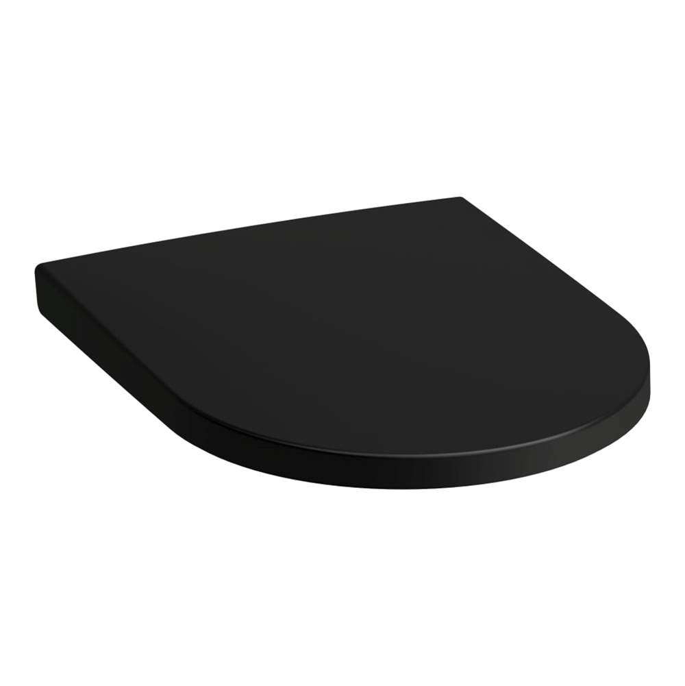 Laufen - WC seat and cover, removable, with lowering system, chrome hinges - Matte Black