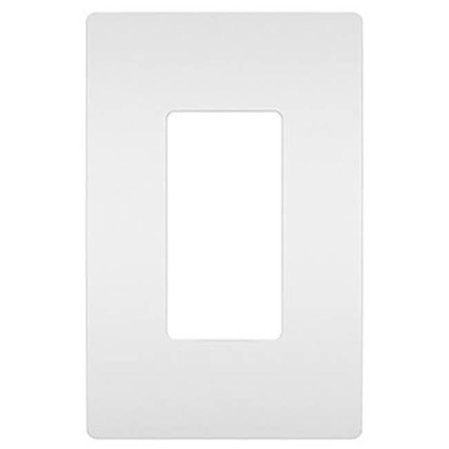 Legrand - radiant One-Gang Screwless Wall Plate, White - White