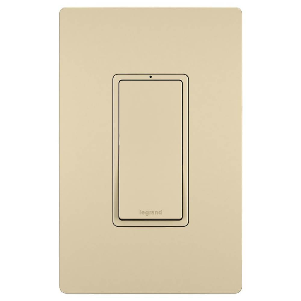 Legrand - radiant 15A 3-Way Switch with Locator Light, Ivory - Ivory
