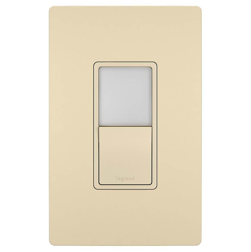 Legrand - radiant Single-Pole/3-Way Switch with Night Light, Ivory - Ivory