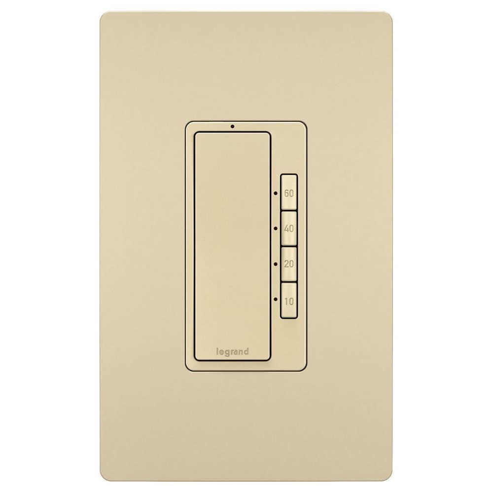Legrand - radiant 4-Button Digital Timer, Ivory - Ivory