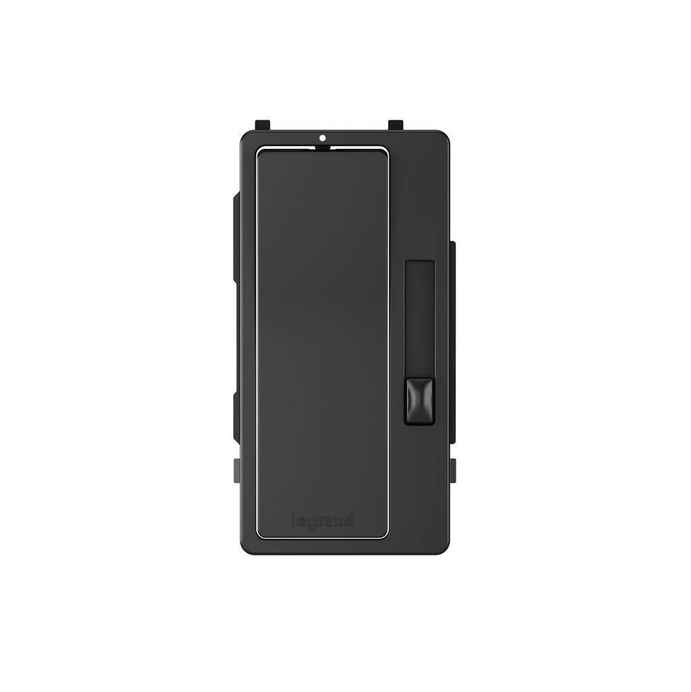 Legrand - radiant Interchangeable Face Cover, Black - Black