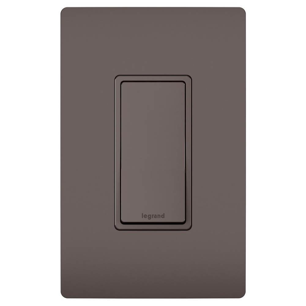 Legrand - radiant 15A 3-Way Switch, Brown - Brown
