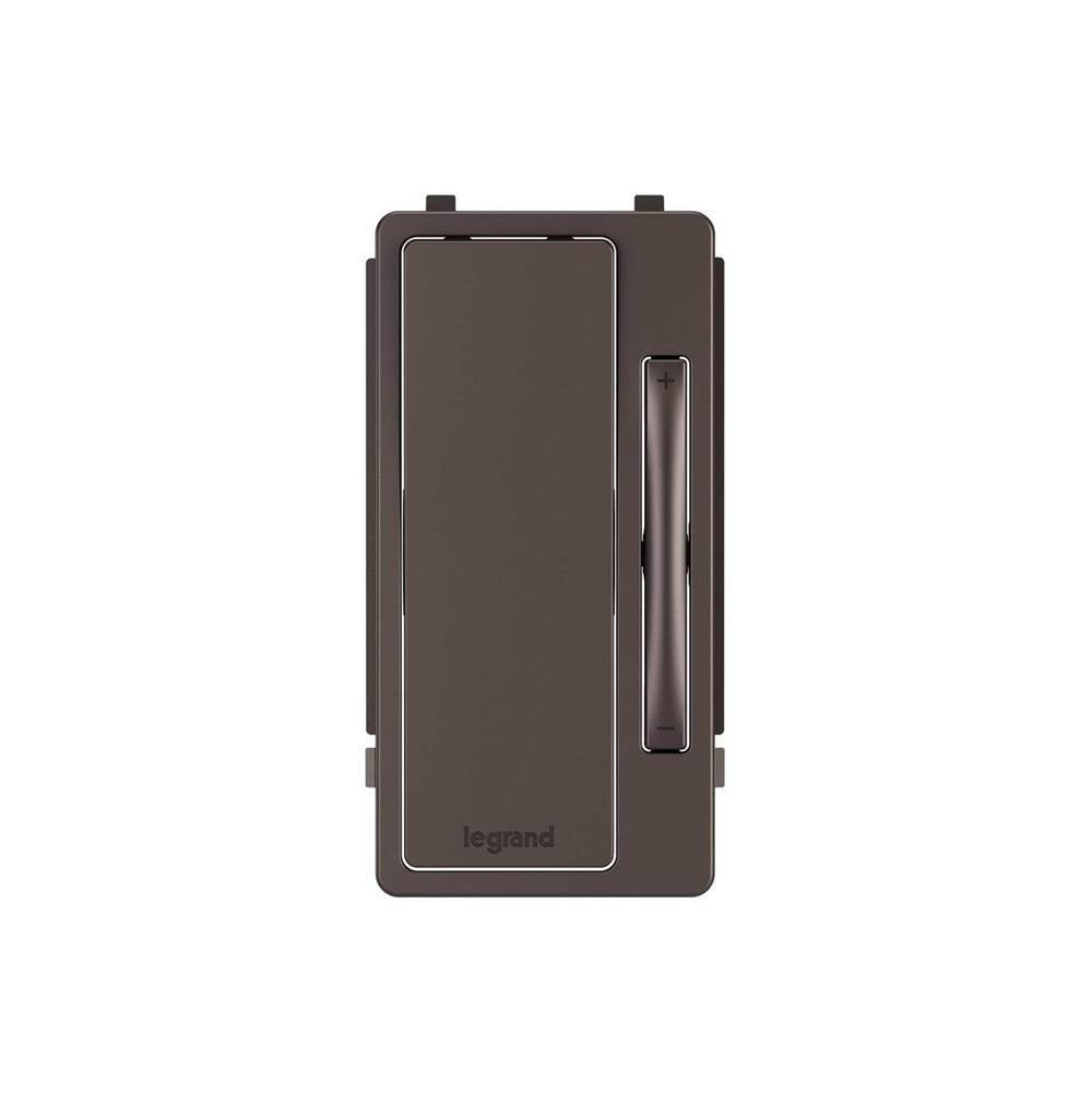 Legrand - radiant Interchangeable Face Cover for Multi-Location Remote Dimmer, Dark Bronze - Dark Bronze
