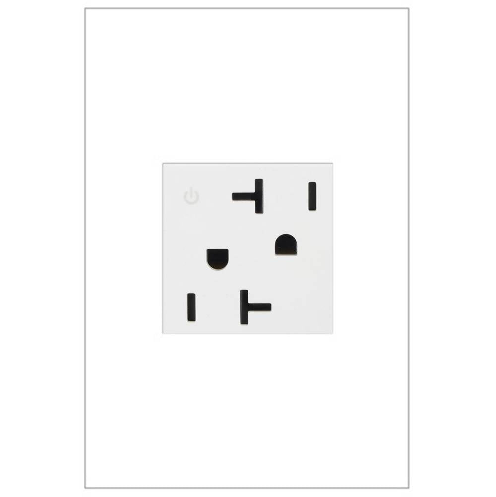 Legrand - Tamper-Resistant Dual Controlled Outlet, 20A - White