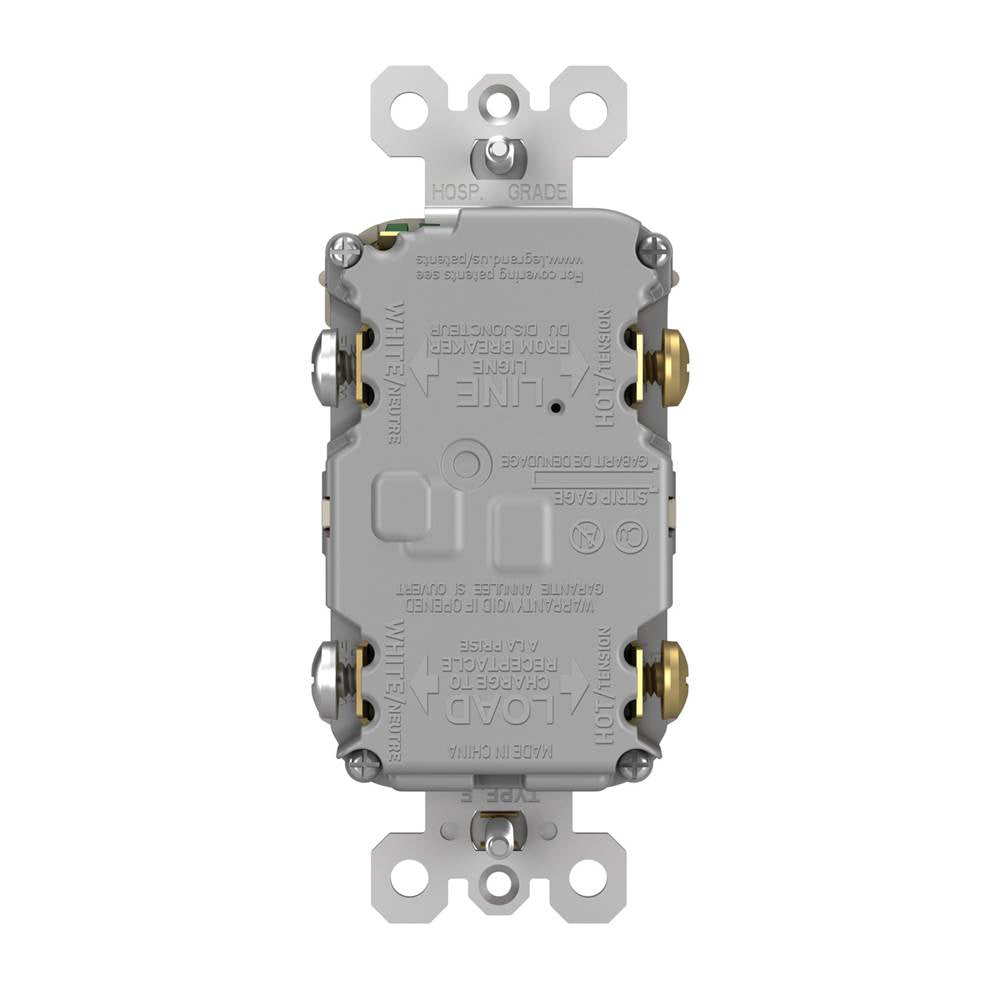 radiant Spec-Grade 15A Tamper-Resistant Self-Test GFCI Receptacle, Dark Bronze