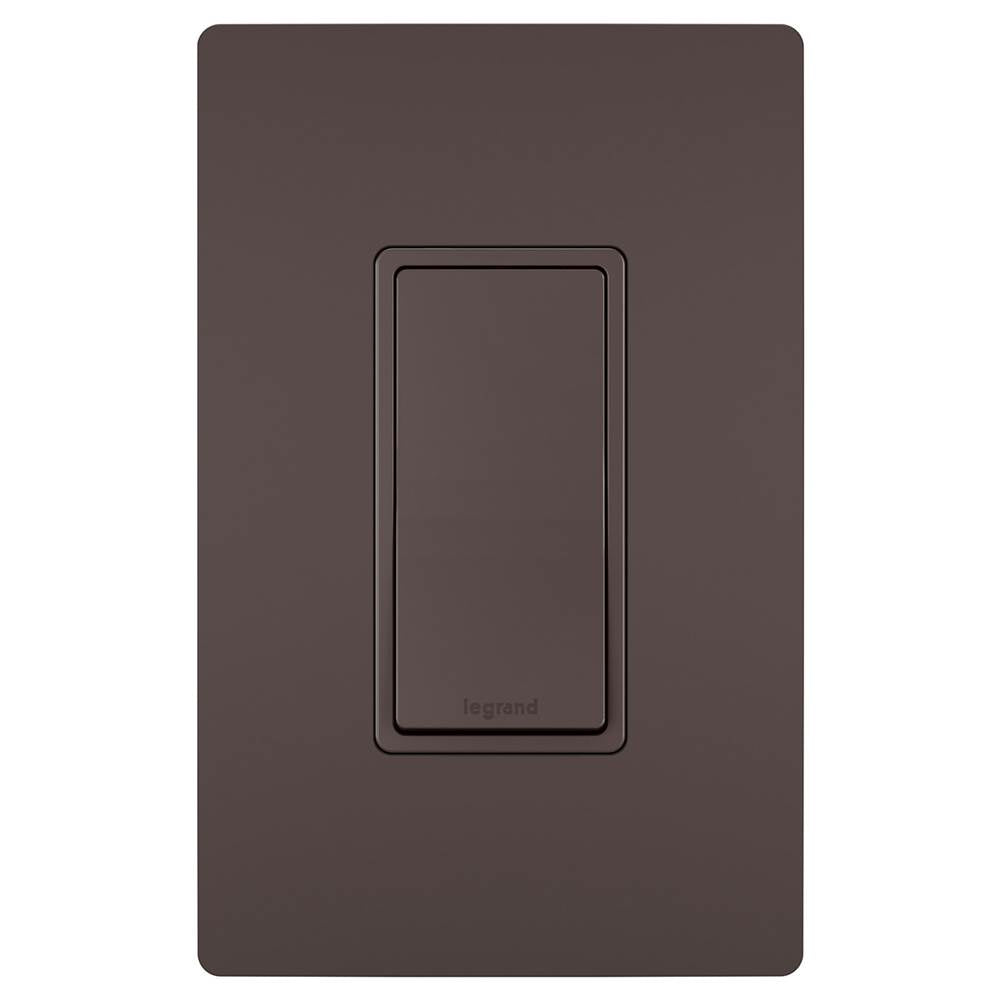 radiant 15A Single-Pole Switch, Dark Bronze