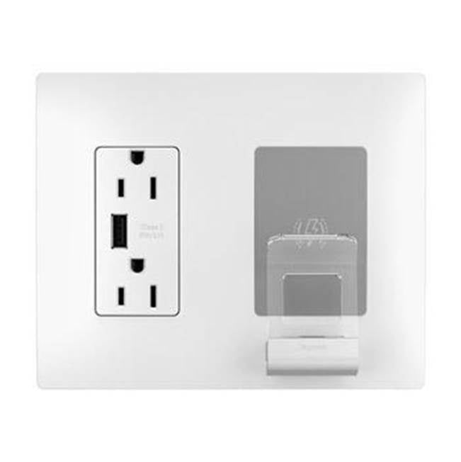 Legrand - radiant Wireless Charger, White - White