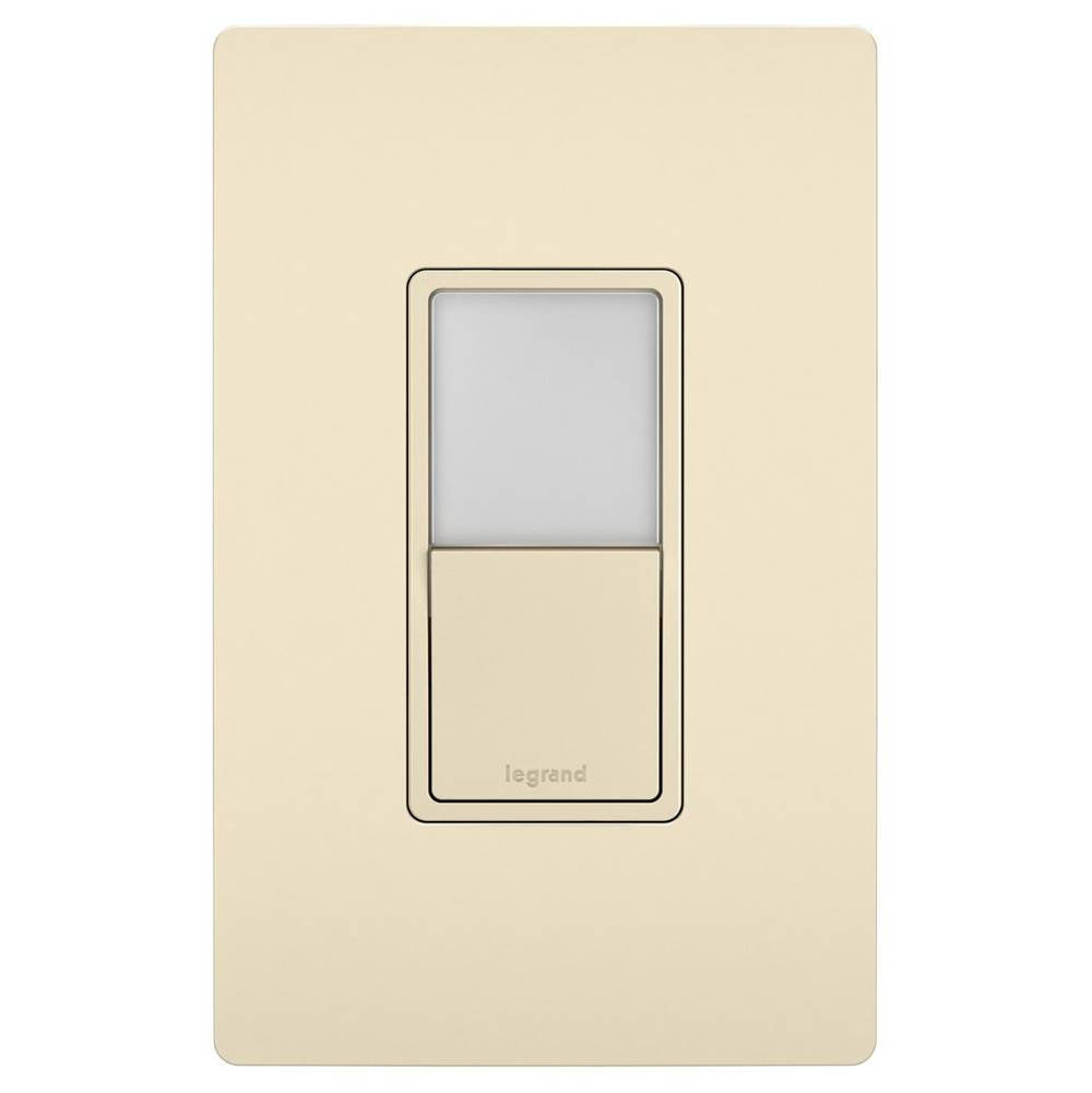 Legrand - radiant Single-Pole/3-Way Switch with Night Light, Light Almond - Light Almond