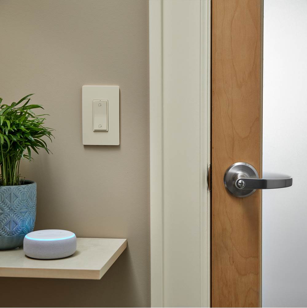 Home/Away Wireless Smart Switch with Netatmo, Light Almond