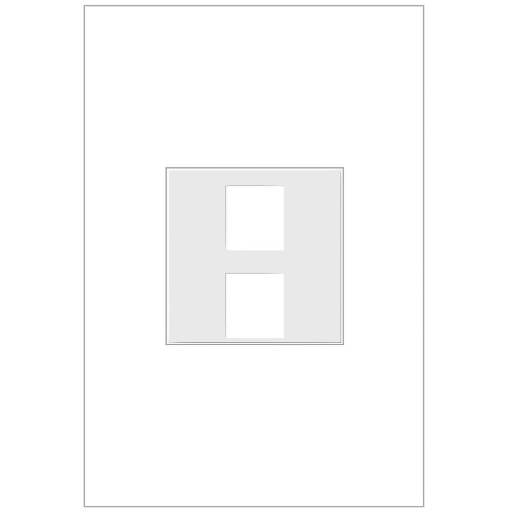 Legrand - 2-Port Keystone Frame - White