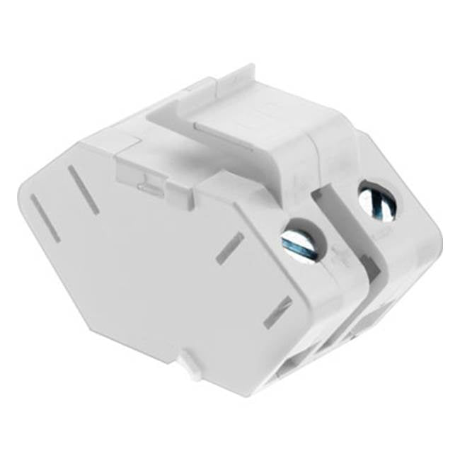 Legrand - Single Keystone Speaker Connector - White