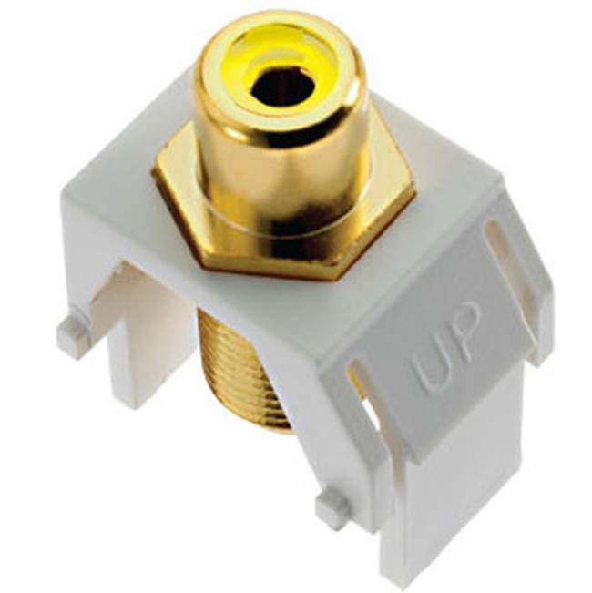 Legrand - Composite Video RCA to F-Connector - White