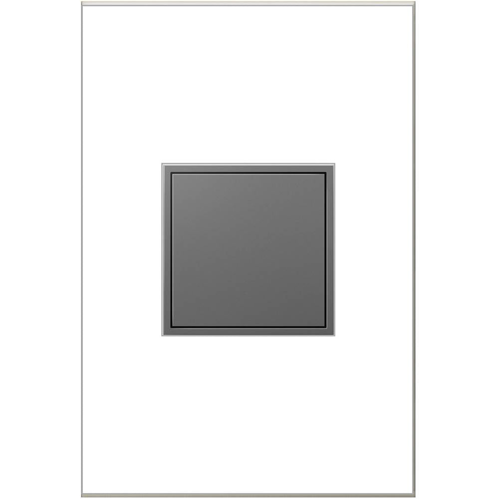 Legrand - Pop-Out Outlet, 2-Gang - Magnesium