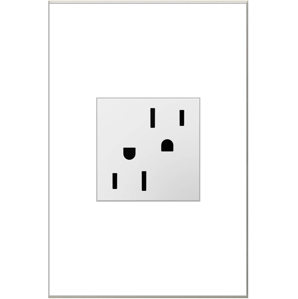Legrand - Tamper-Resistant Outlet, 15A - White