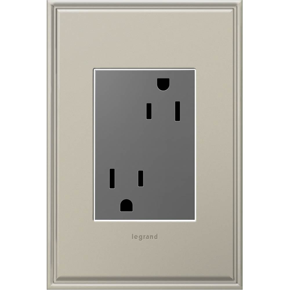 Tamper-Resistant Outlet, Plus Size, 15A