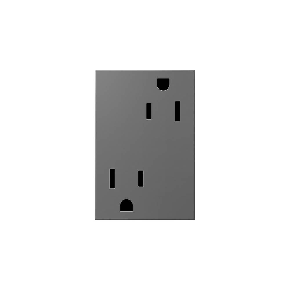 Tamper-Resistant Outlet, Plus Size, 15A