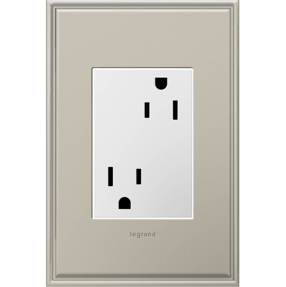 Tamper-Resistant Outlet, Plus Size, 15A