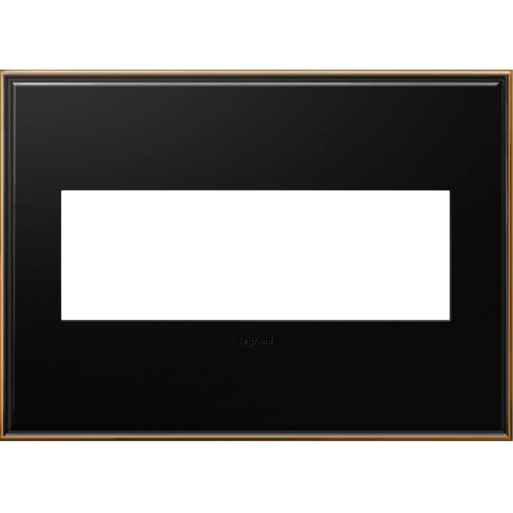 Legrand - Oil-Rubbed Bronze, 3-Gang Wall Plate - Oil-Rubbed Bronze
