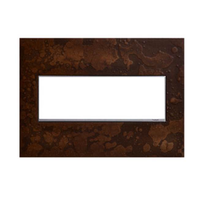 Legrand - Hubbardton Forge Bronze, 3-Gang Wall Plate - Bronze