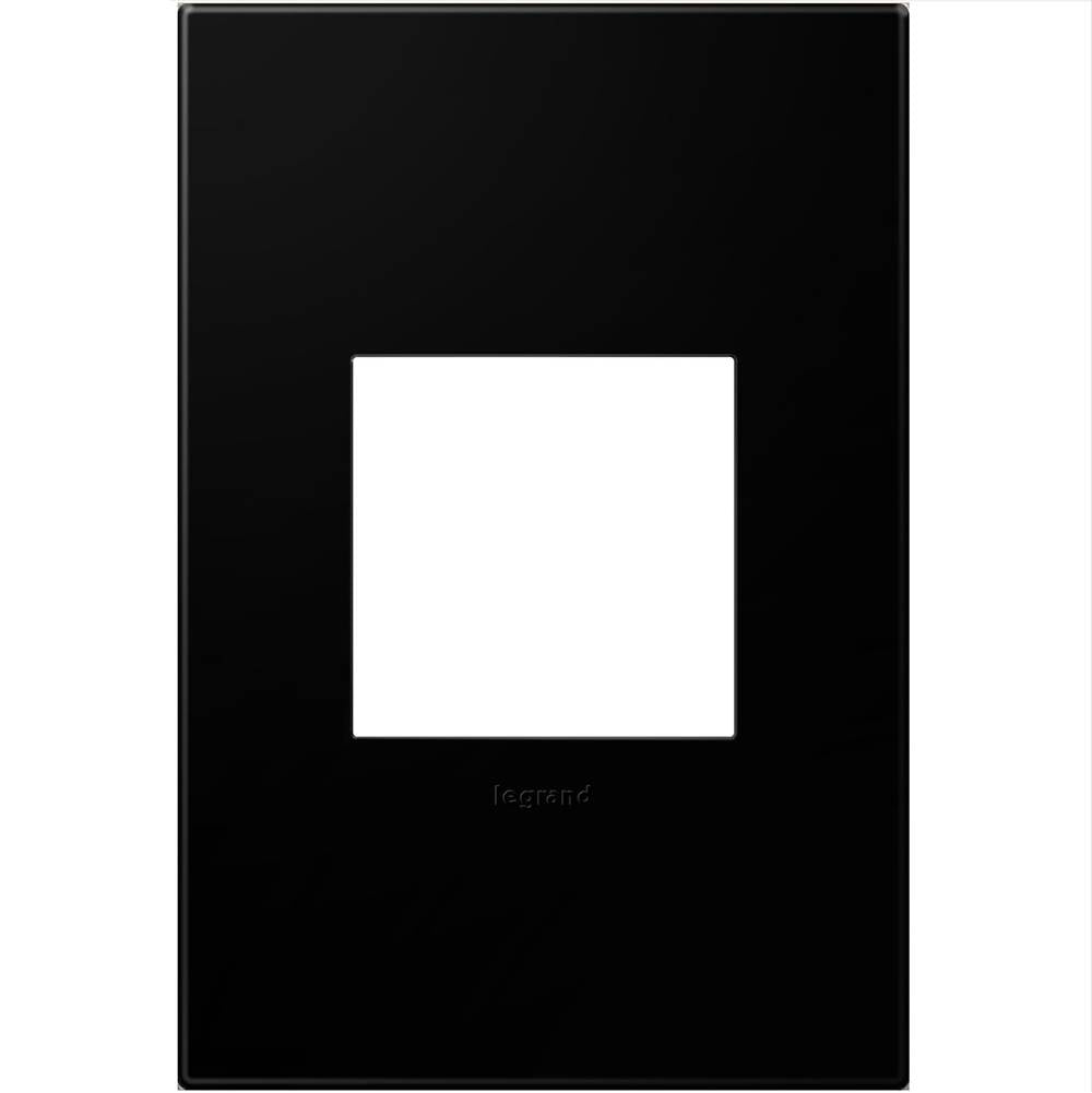 Legrand - Black Ink, 1-Gang Wall Plate - Black Ink