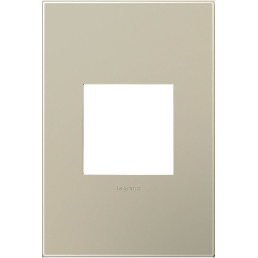 Legrand - Titanium, 1-Gang Wall Plate - Titanium