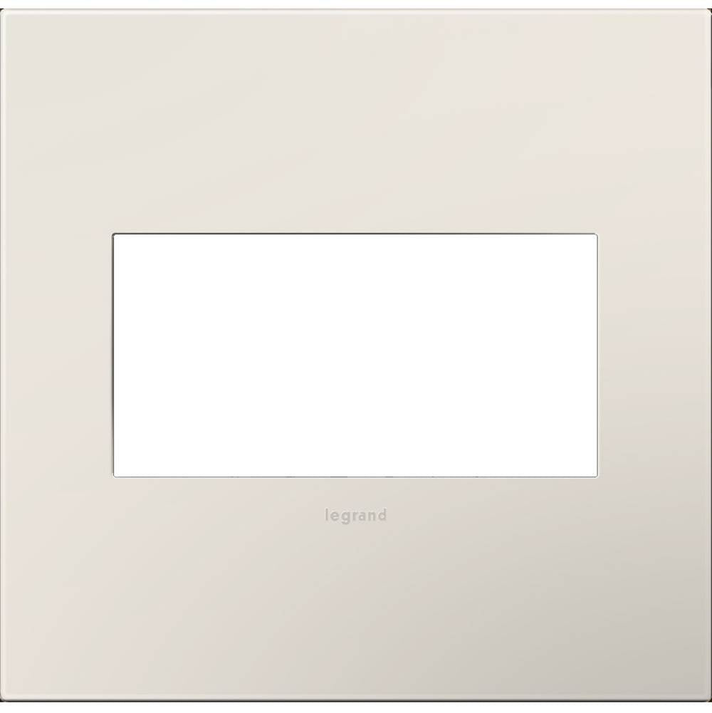 Legrand - Satin Light Almond, 2-Gang Wall Plate - Satin Light Almond