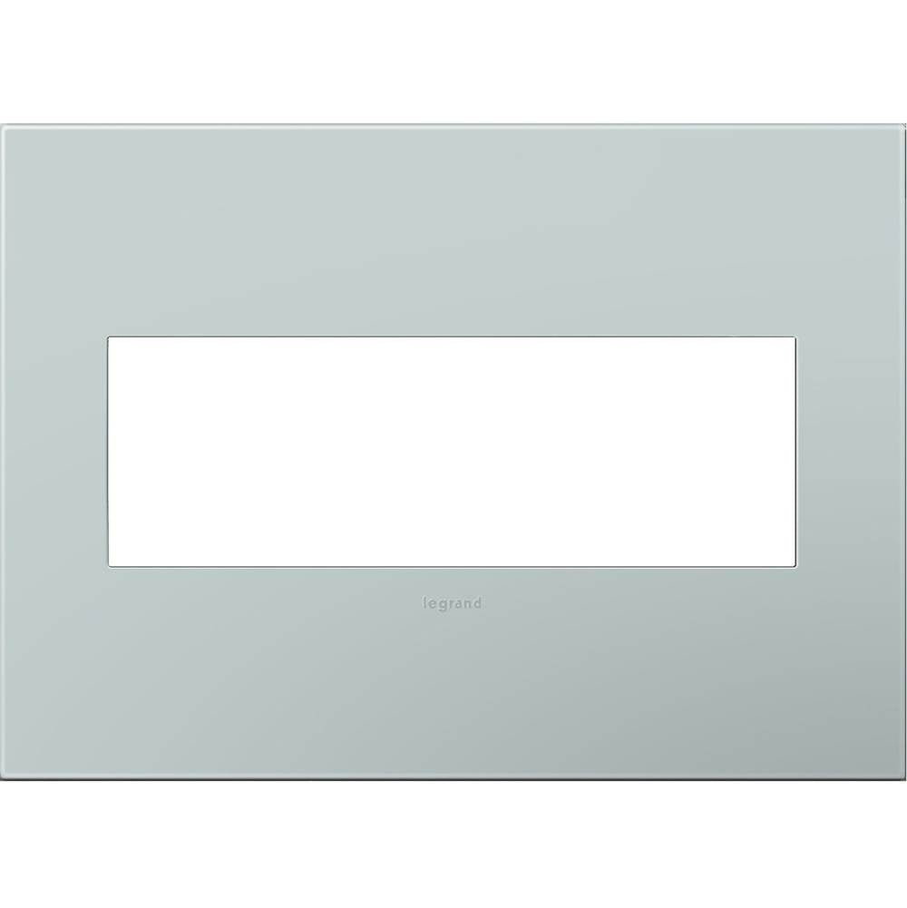 Legrand - Pale Blue, 3-Gang Wall Plate - Pale Blue