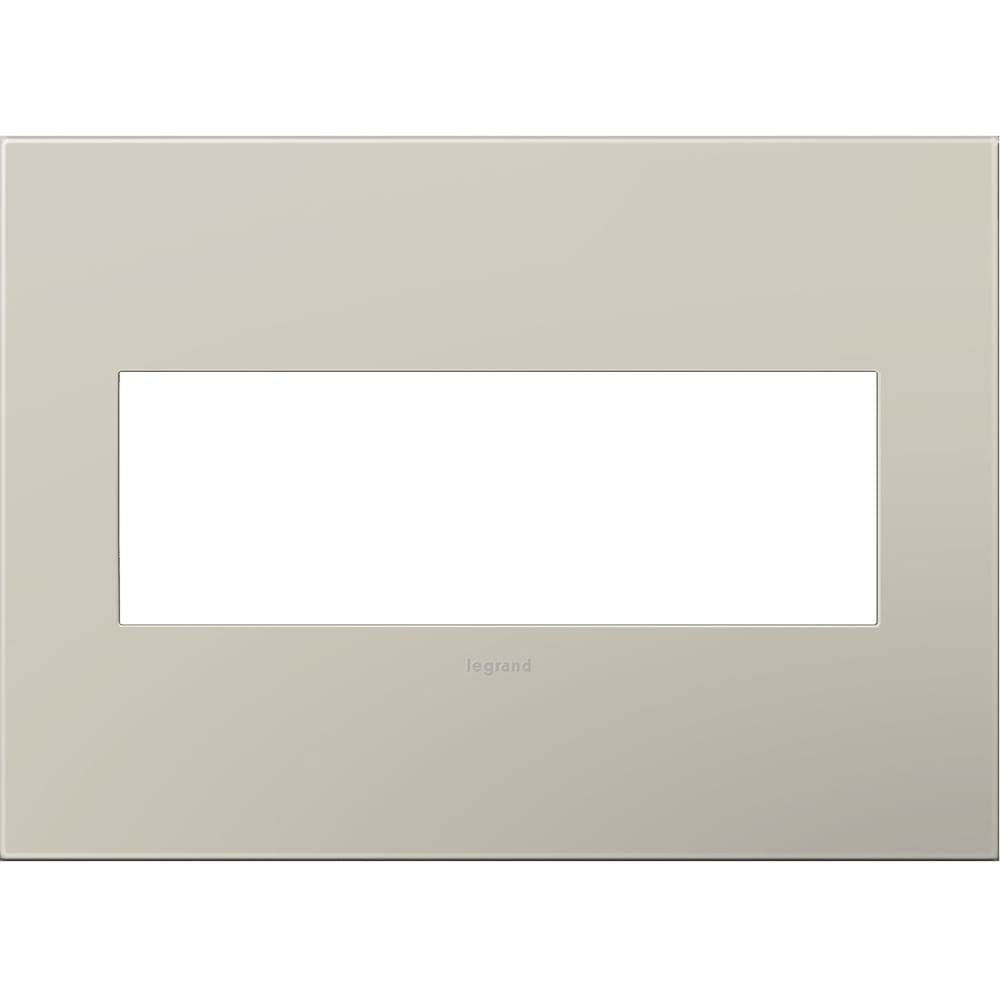 Legrand - Greige, 3-Gang Wall Plate - Greige