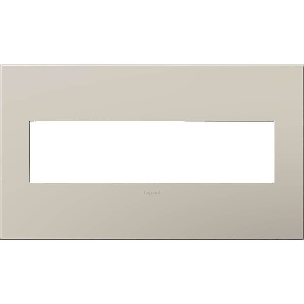 Legrand - Greige, 4-Gang Wall Plate - Greige