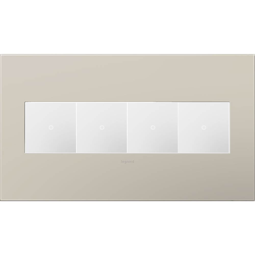 Pale Blue, 4-Gang Wall Plate