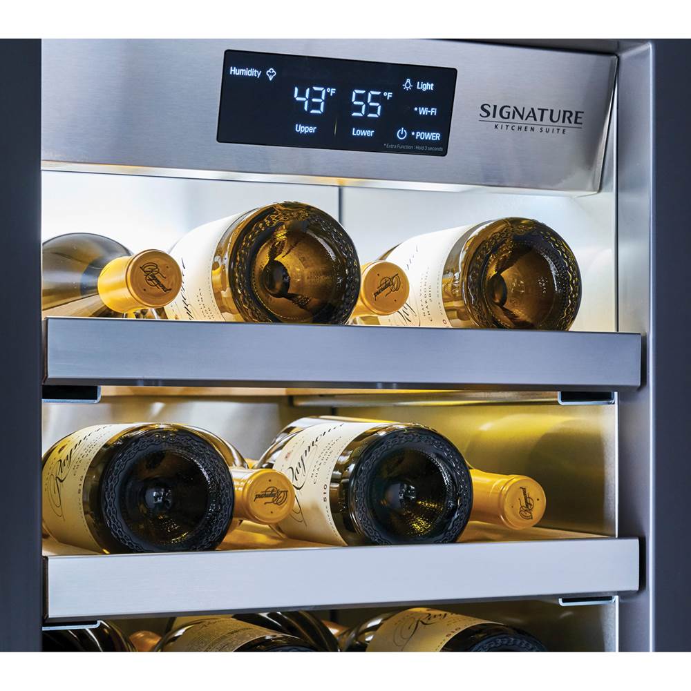 All Wine Column with Hinge on Right as Default, 18'', Opening from Left to Right (Door Reversible, Reversing Kit)