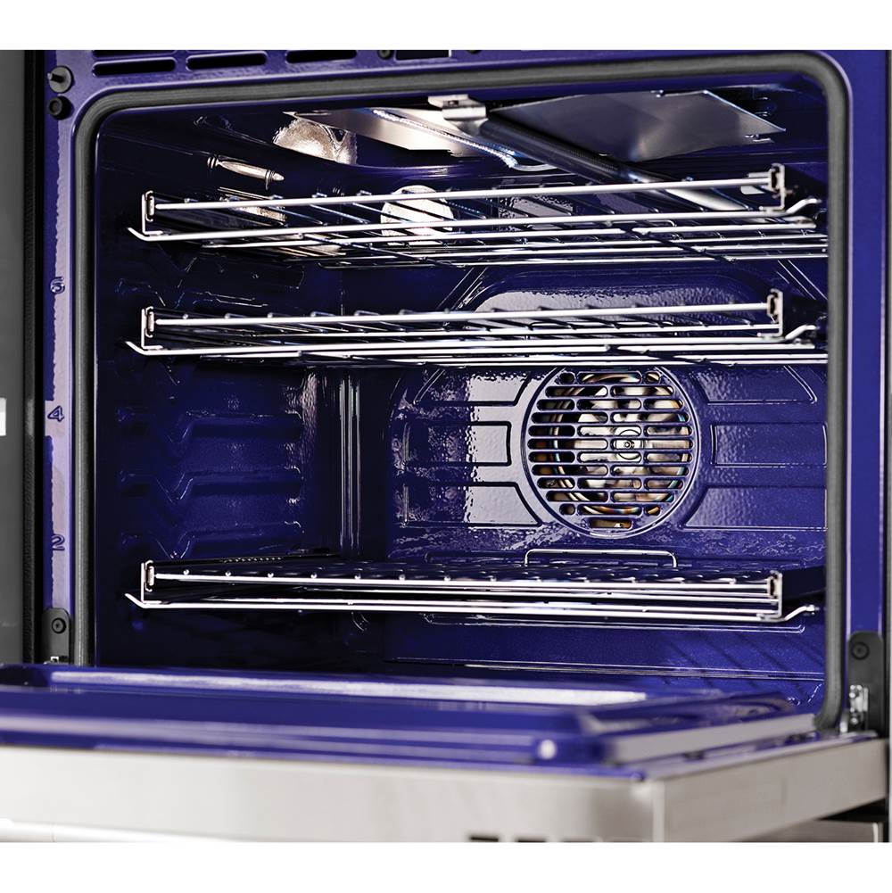 Single Wall Oven, 30'', 4.7 cu-ft Metal Knobs, 4 Convection Options, GlideShut Door, Wi-Fi Function, Smart Rack