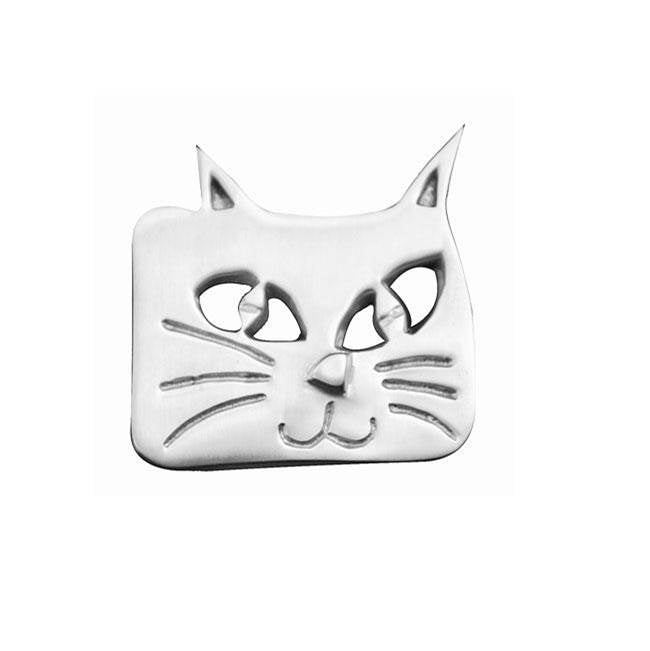 Lisa Jarvis - Square Cat pull - Nickel