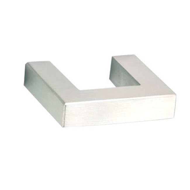 Linnea - Cabinet Pull, 42mm Length, 32mm CTC, 35mm Projection, Section 10X10mm. 304 Stainless Steel. - Satin Stainless Steel