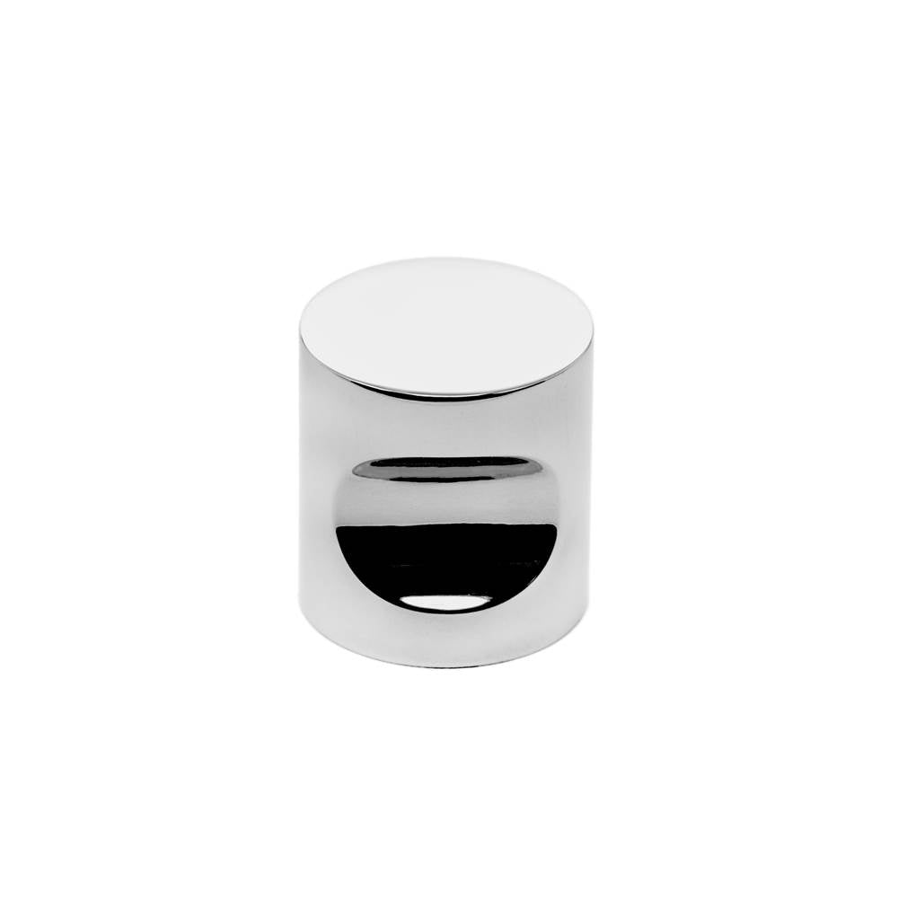 Linnea - Cabinet Knob, Polished Stainless Steel - Polished Stainless Steel