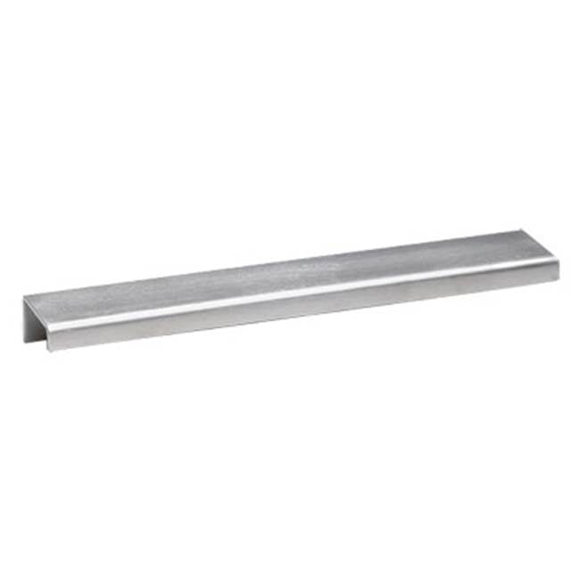 Linnea - Cabinet Pull, 500mm Length, 36mm Projection, 10mm Drop Down Lip, 304 Stainless Steel. - Satin Stainless Steel