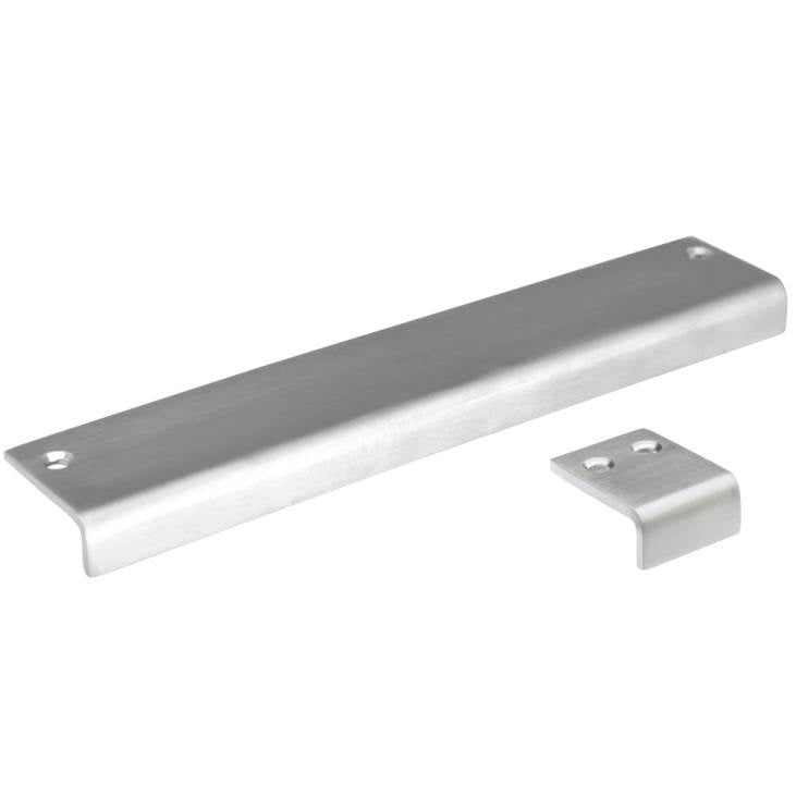 Linnea - Cabinet Pull, 500mm Length, 36mm Projection, 10mm Drop Down Lip, 304 Stainless Steel. - Satin Stainless Steel
