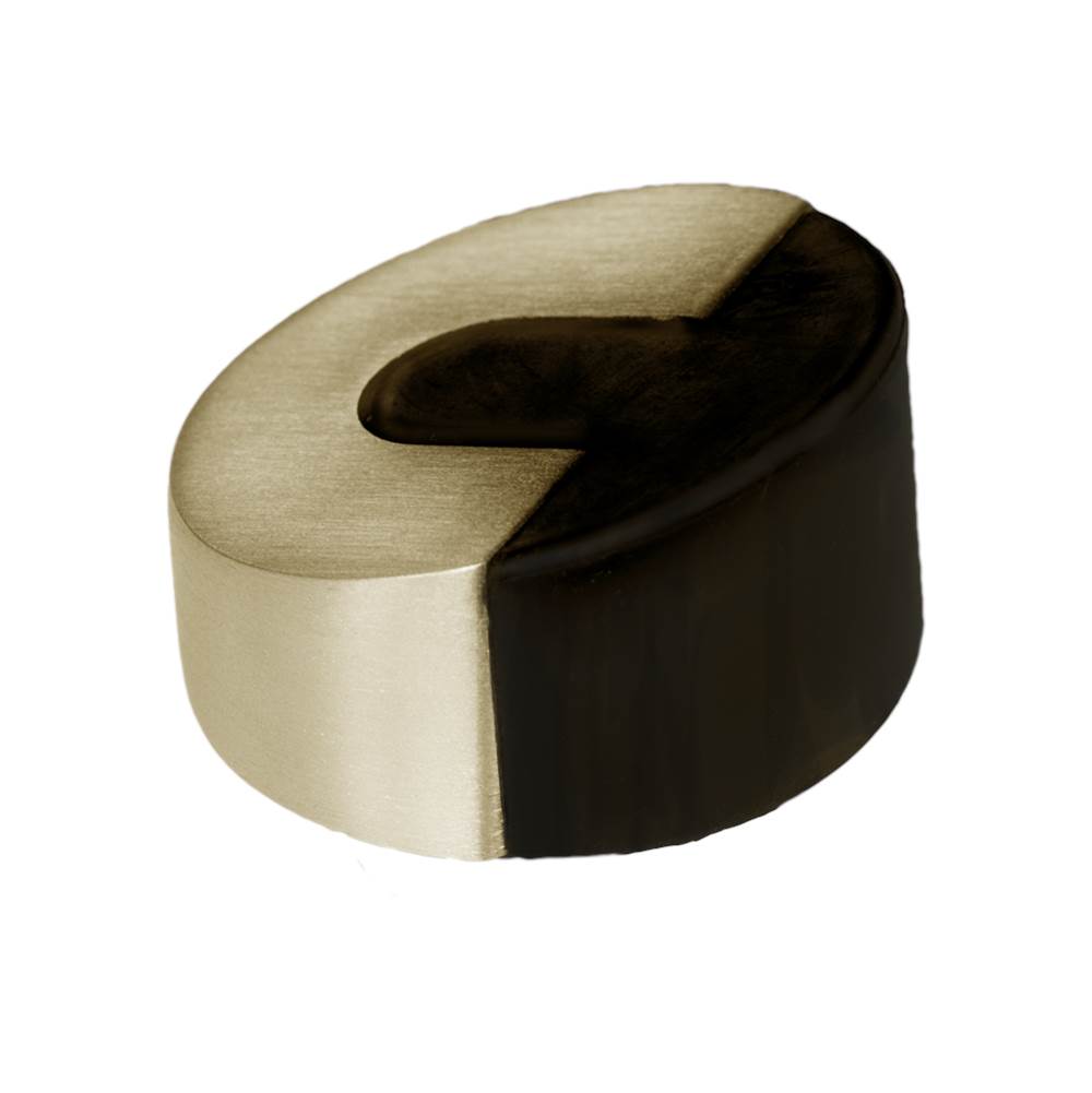 Linnea - Floor Door Stop, Satin Brass - Satin Brass