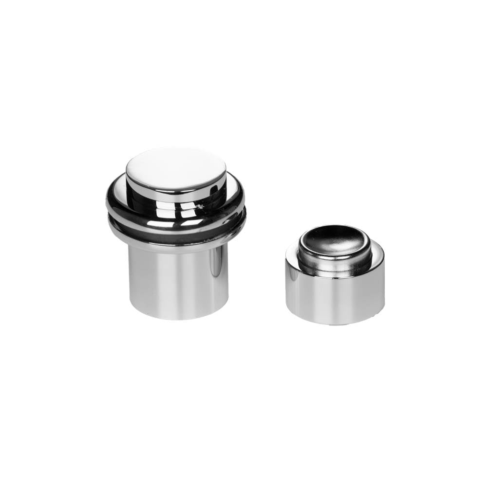 Linnea - Floor Magnetic Door Stop, Polished Stainless Steel - Polished Stainless Steel