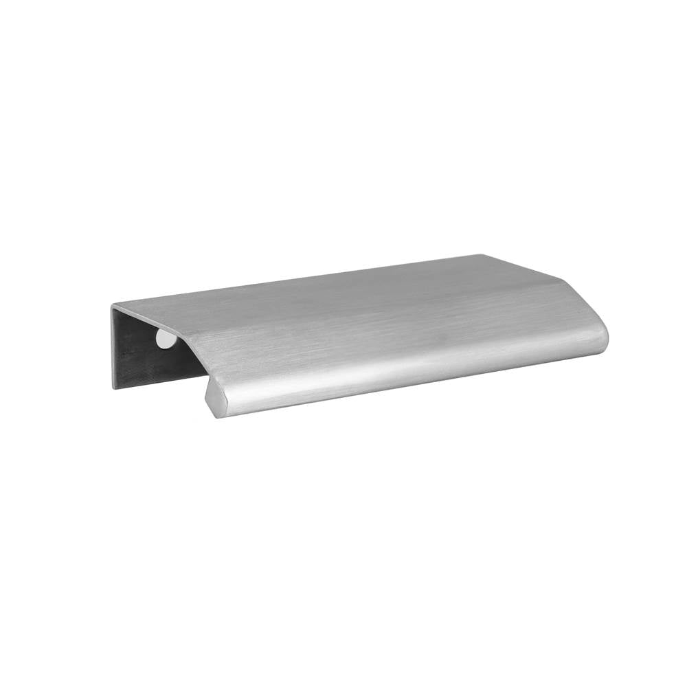 Linnea - Cabinet Pull, 35mm Length, 37mm Projection, 12mm Drop Down Lip, 304 Stainless Steel. - Satin Stainless Steel