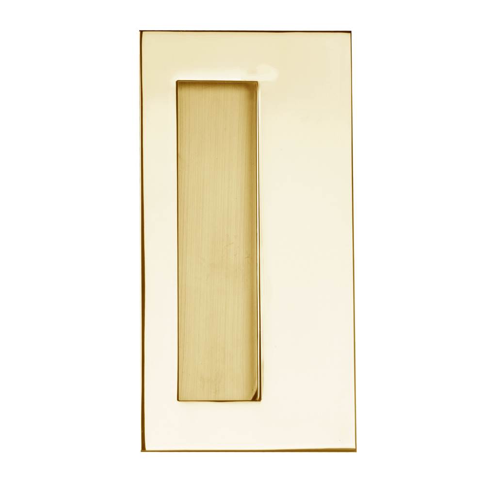 Linnea - Square Flush Pull, Titanium Gold - Titanium Gold