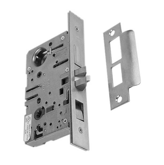 Linnea - Mortise Lock Body For Lever By Lever Lock Set, Right Hand, Satin Stainless Steel - Satin Stainless Steel