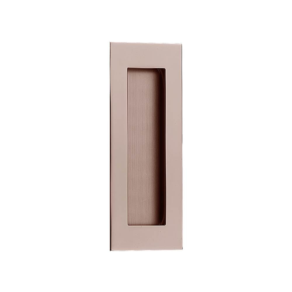 Linnea - Square Flush Pull, Polished Rose Gold - Polished Rose Gold