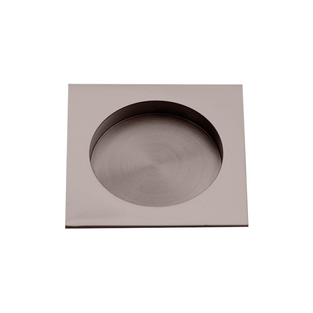 Linnea - Square Flush Pull, Polished Rose Gold - Polished Rose Gold