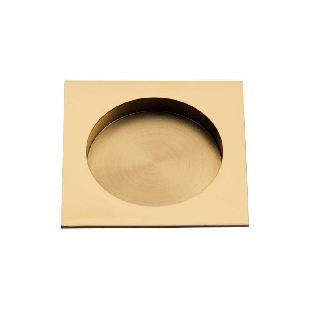 Linnea - Square Flush Pull, Titanium Gold - Titanium Gold